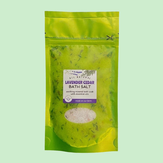 Lavender Cedar Bath Salt