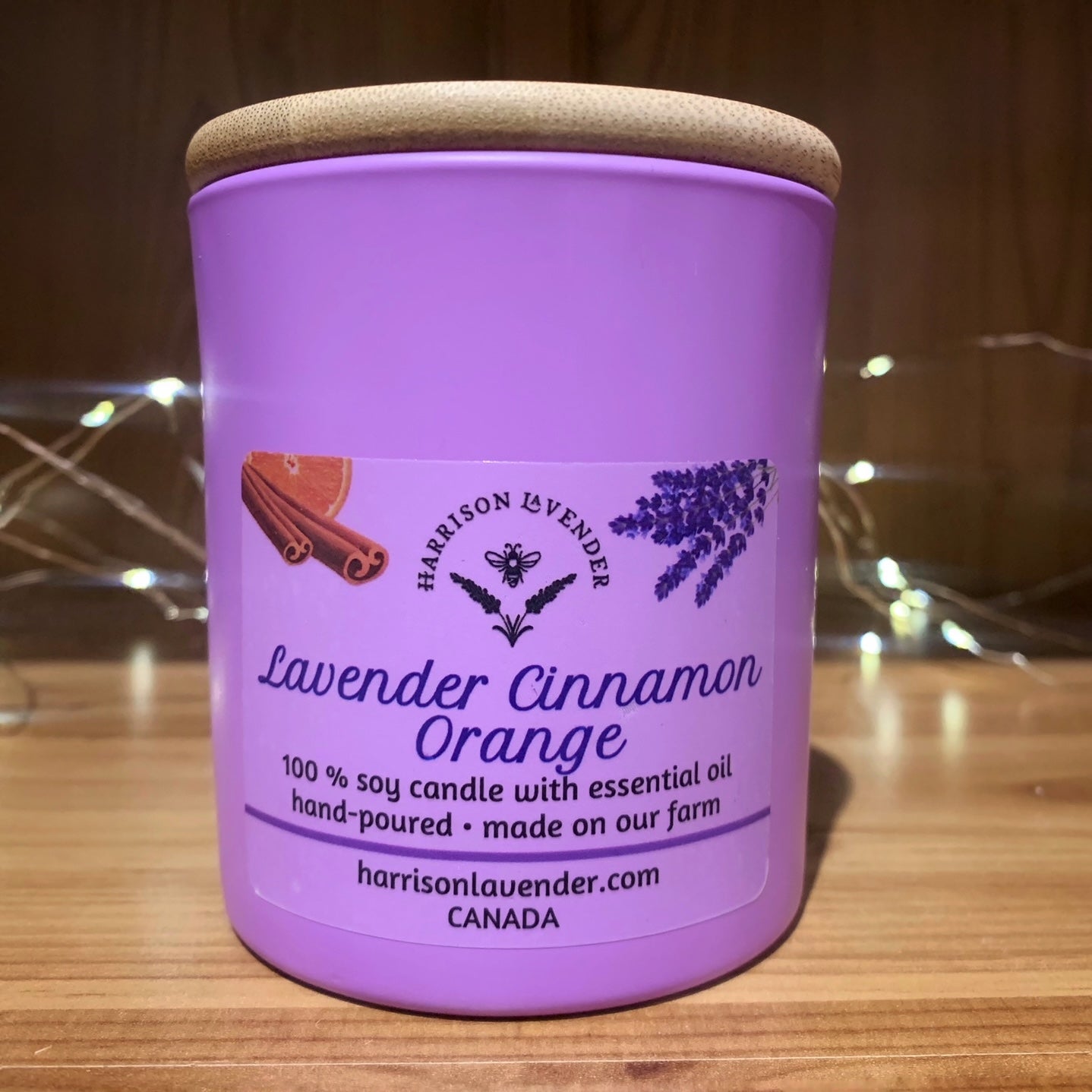 Lavender Cinnamon Orange Soy Candle