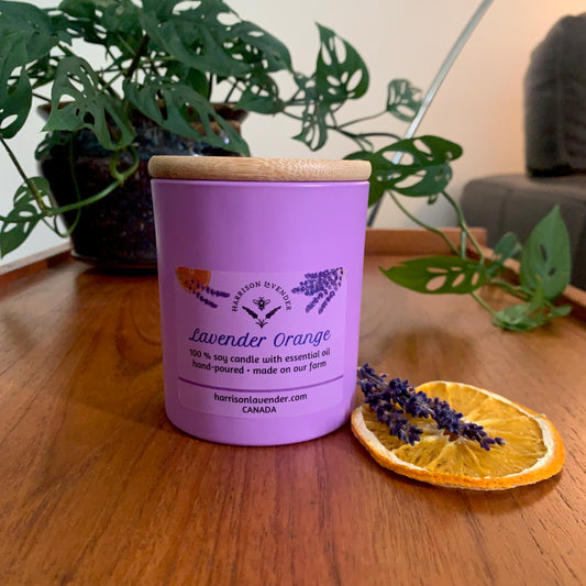 Lavender Orange Soy Candle